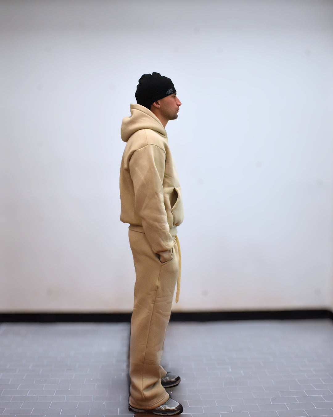 Coordinato Tuta Chill Boxy Fit Beige