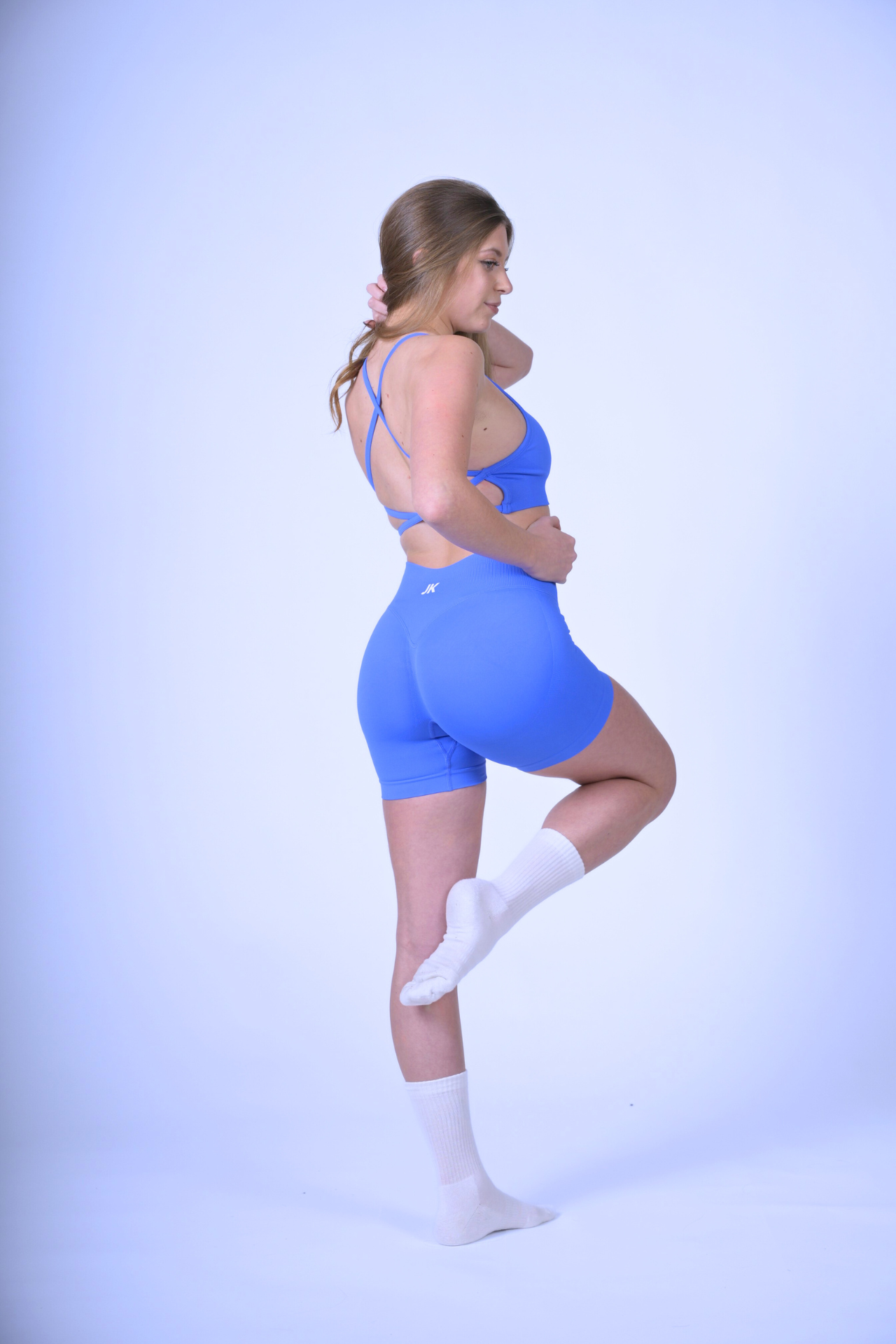 Shorts JK Woman Gym - Blu