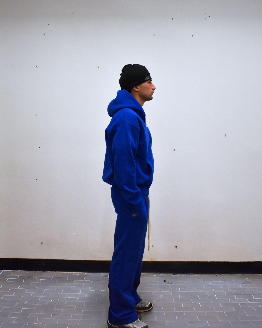 Coordinato Zip Felpa & Tuta Blu