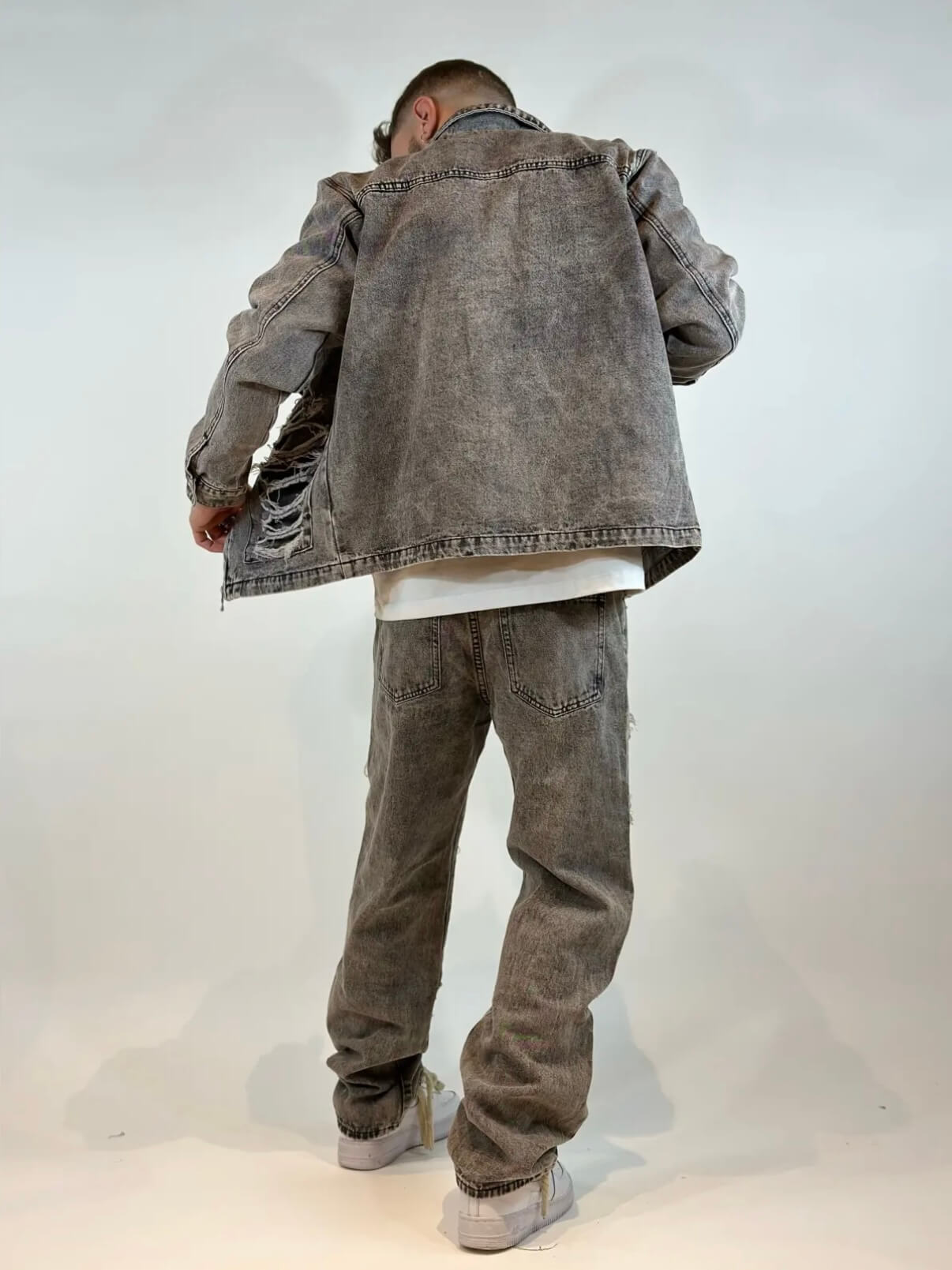 Giacca Jeans Grigio JK