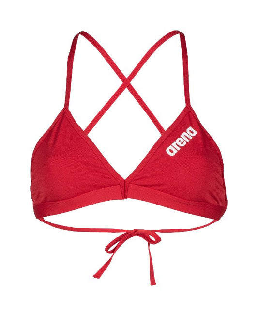 Top Bikini Donna Arena Team Tie Back Solid — attrezzatura nuoto Genova