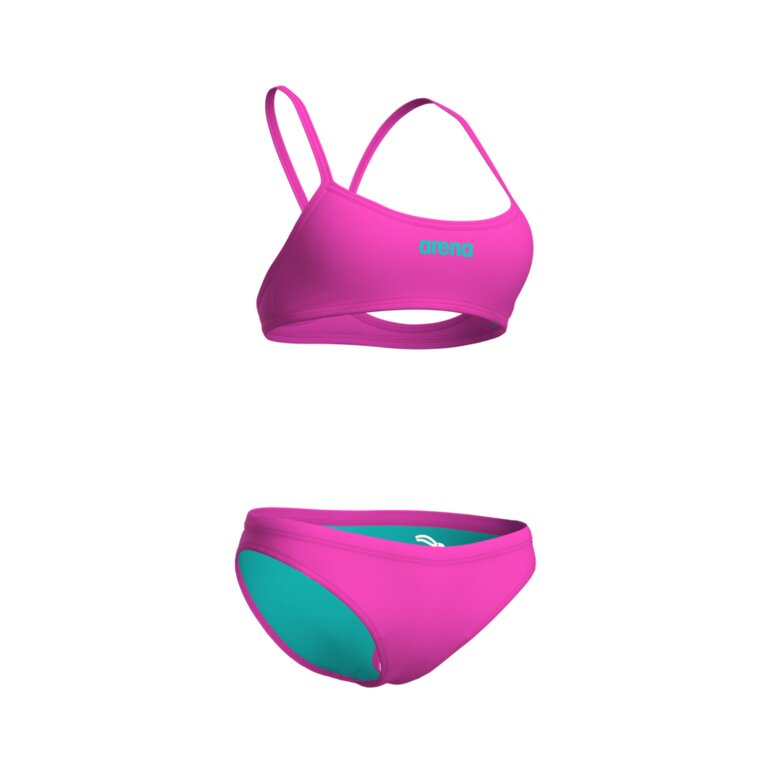 Bikini Donna Arena Bandeau Solid — vista laterale — attrezzatura nuoto Genova