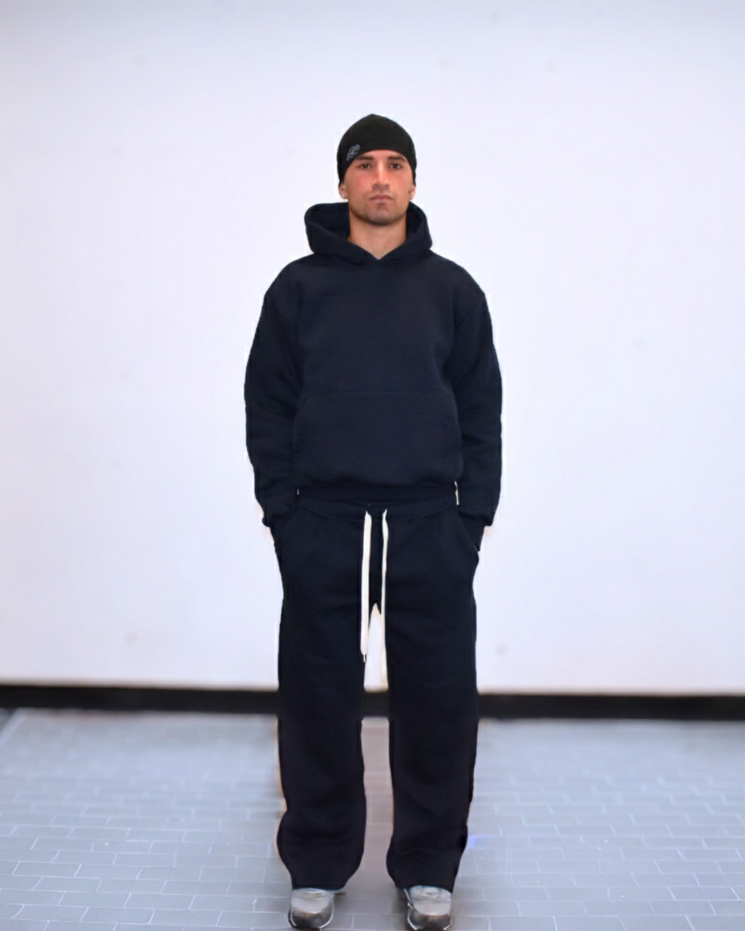 Coordinato Tuta Chill Boxy Fit Blu Scuro