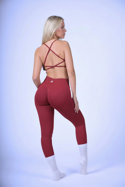 Leggins JK Woman Gym - Rosso