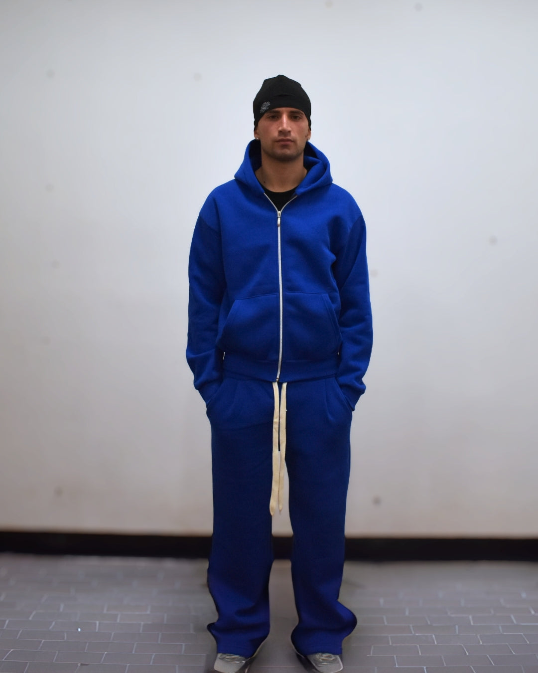 Coordinato Zip Felpa & Tuta Blu