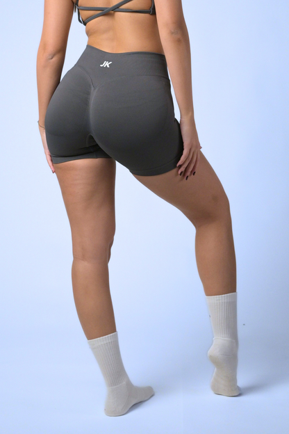 Shorts JK Woman Gym - Grigio — abbigliamento fitness donna made in Italy