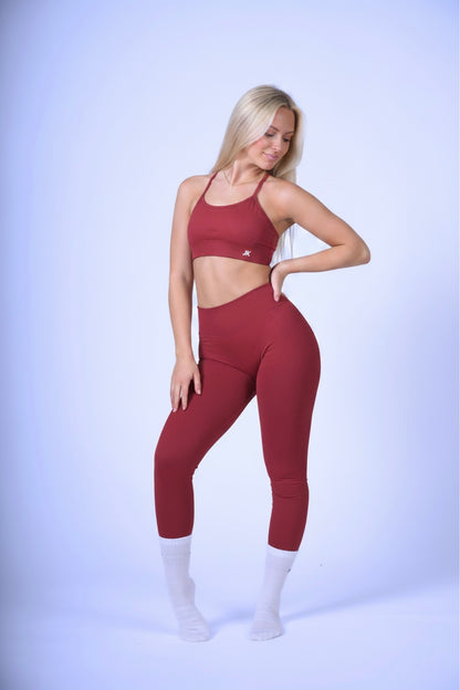 Leggins JK Woman Gym - Rosso