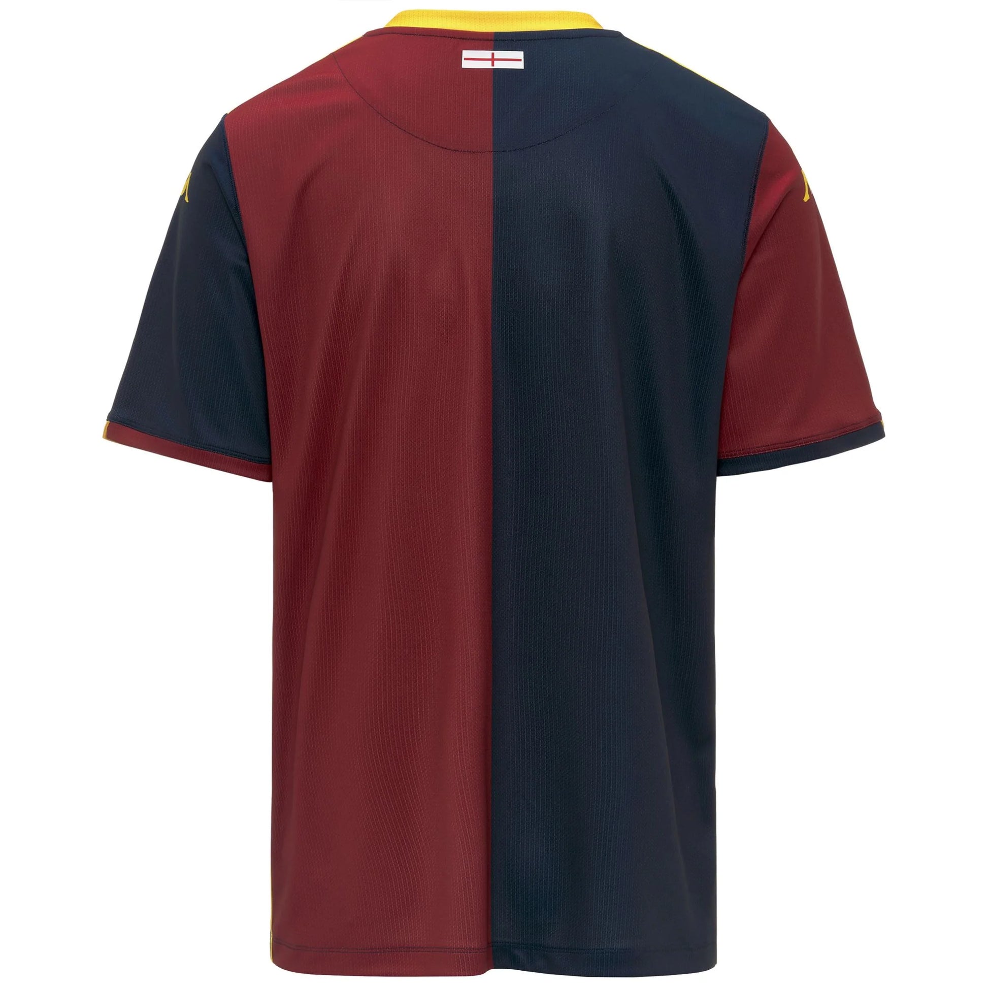 MAGLIA GENOA HOME 2026 — vista laterale — attrezzatura calcio Genova