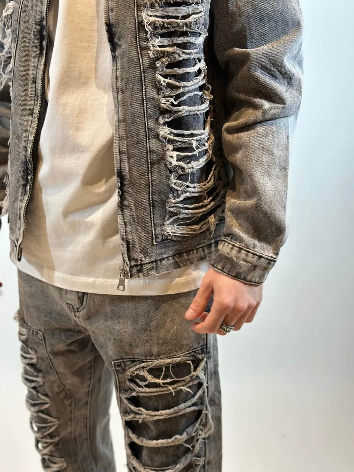 Giacca Jeans Grigio JK