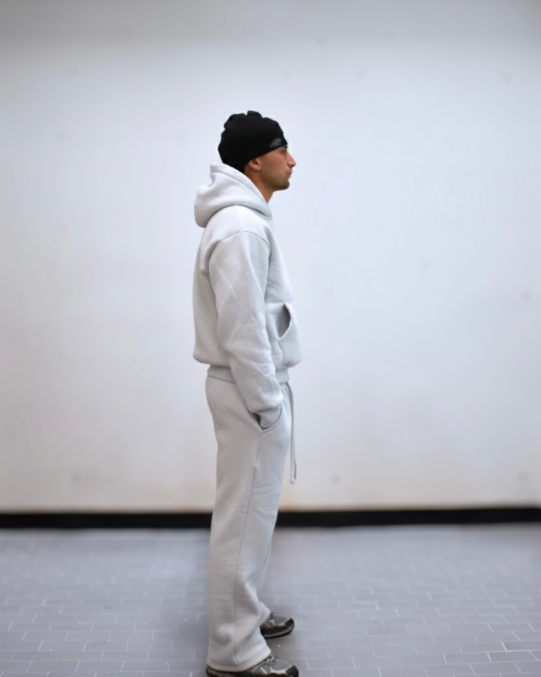 Coordinato Tuta Chill Boxy Fit Grigio