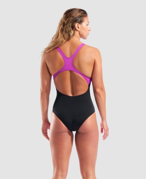 Costume Intero Donna Arena Placement Swim Pro Back
